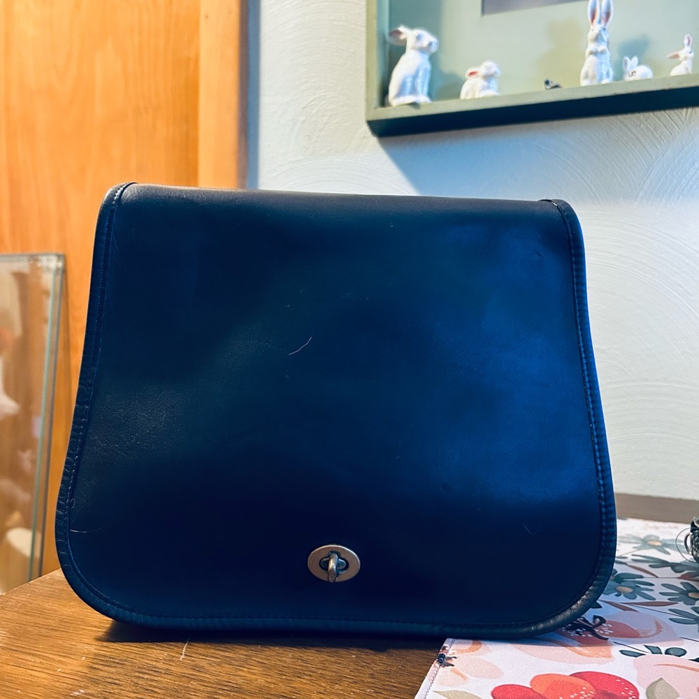 Coach Vintage Blue Stewardess Purse